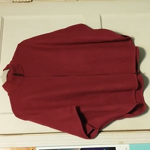 Anne Klein wool blend red cape in Medium